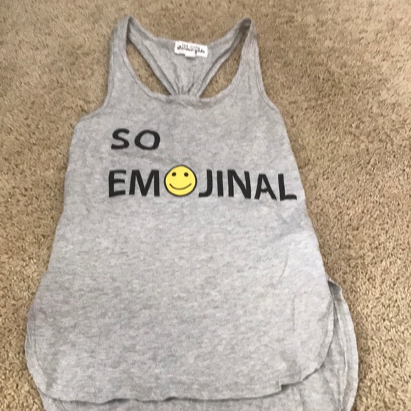 Ten Sixty Sherman Other - Girls gray high low tank